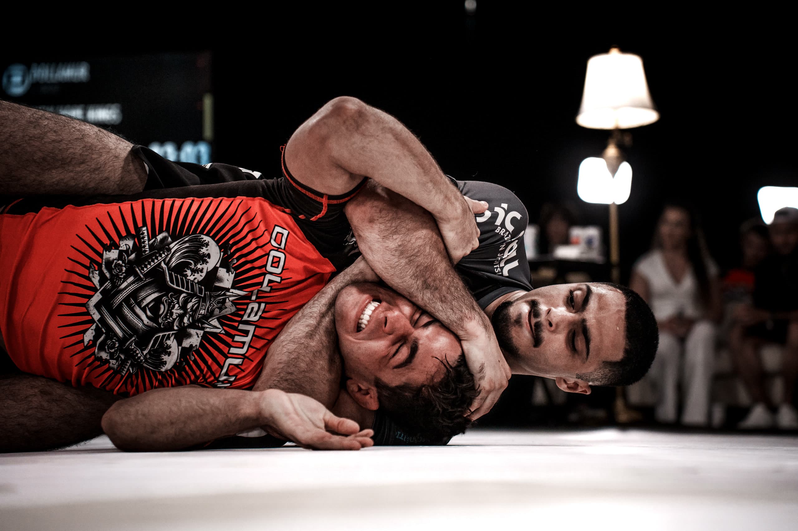 PGF athletes competing in a submission grappling match