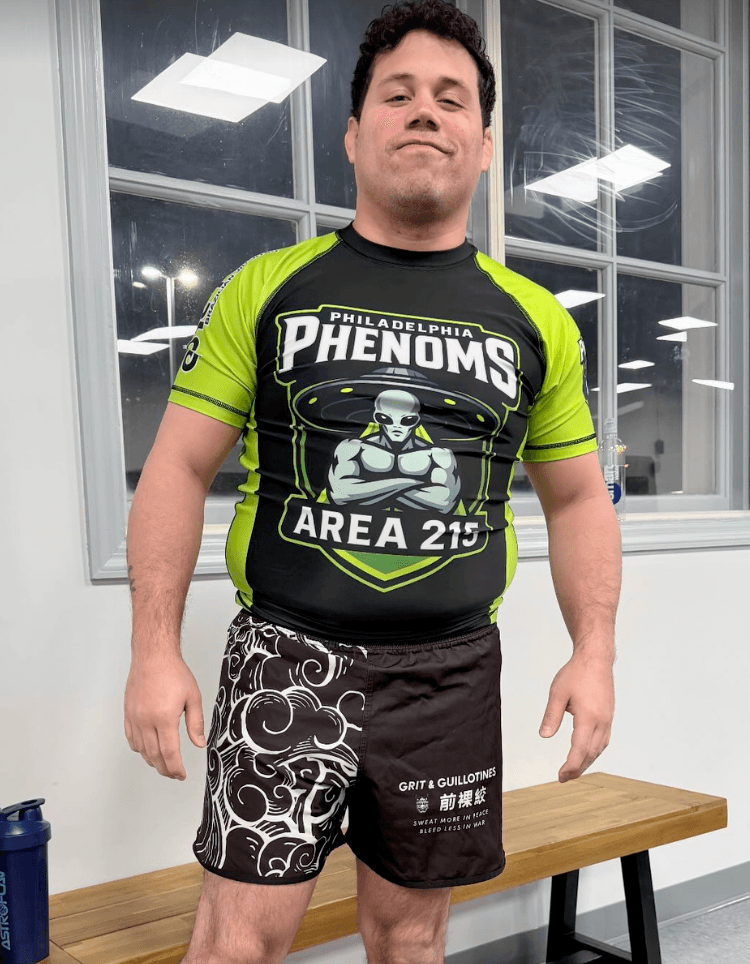 Phenoms supporters posing in fresh team gear.